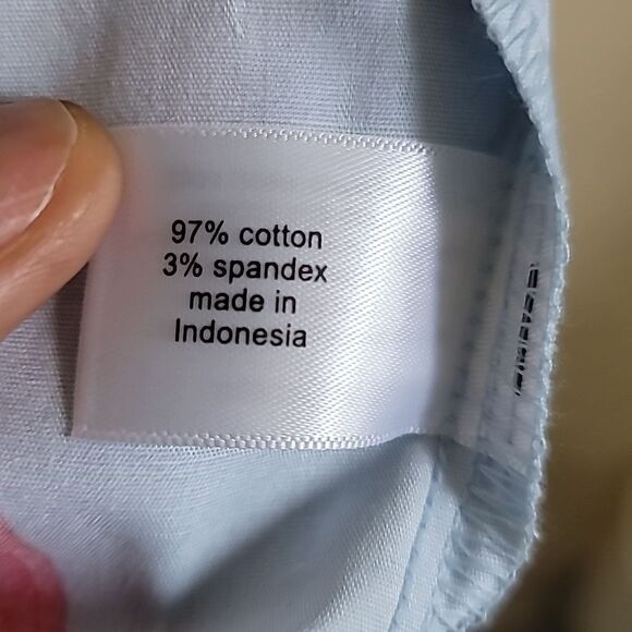 Lane Bryant Asymmetrical Sleeveless Feather Print Peplum Top Sz 18 - Picture 9 of 9